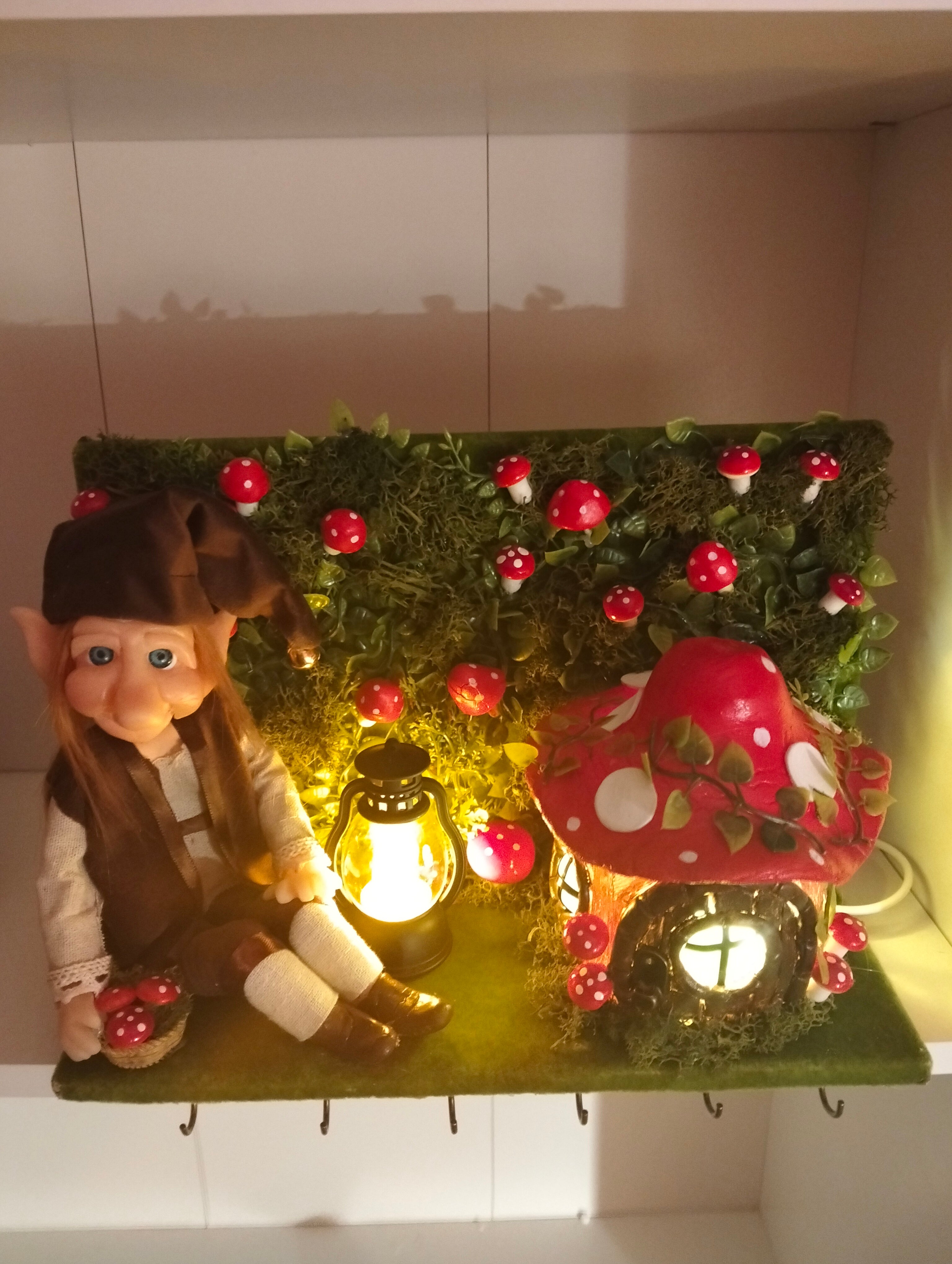 Colgador El Duende del Bosque de las Setas