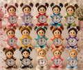 Muñecas de goma eva con reloj