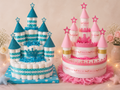 Tarta decoración bautizo o baby shower