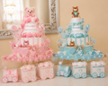 Centros de mesa Baby Shower o bautizo