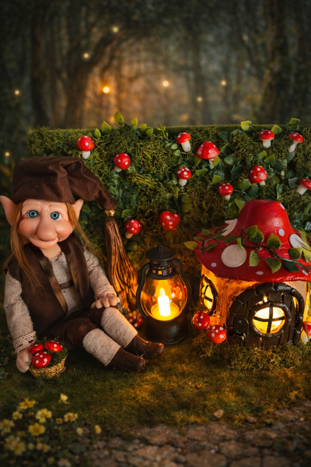 Colgador El Duende del Bosque de las Setas